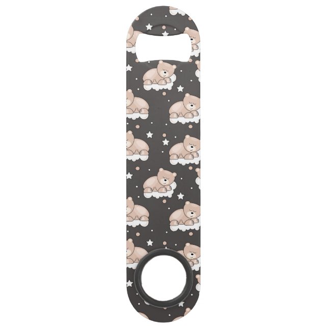 pattern with small bear sleeping (Front)