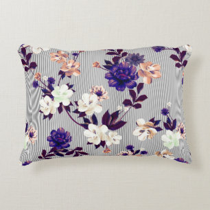 Pattern with spring flowers Pattern with spring fl Decorative Cushion