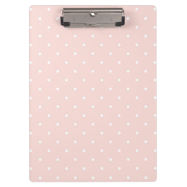 Pattern with white polka dots 2 clipboard (Front)