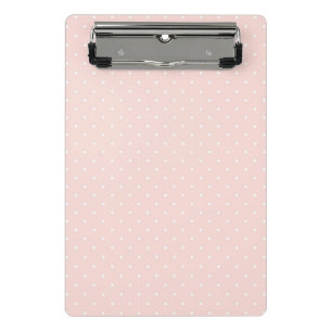 Pattern with white polka dots 2 mini clipboard