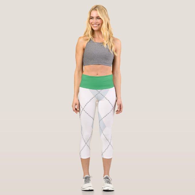 Pattern | Zazzle_Growshop. Capri Leggings (Front)
