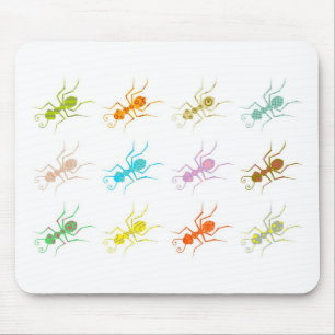 Patterned Ants Mouse Mat