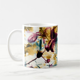 Patterned batik fabric suitable as backgroundabstr coffee mug