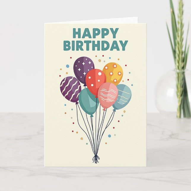Patterned Birthday Card (Front)