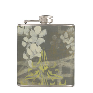 Patterned Blossom Branch I Hip Flask