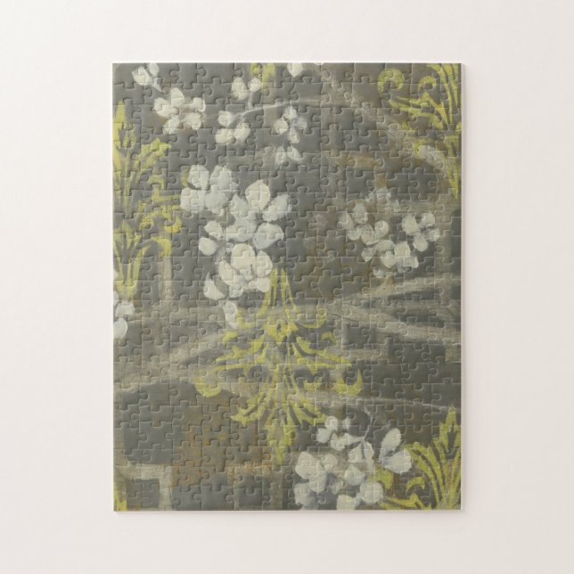 Patterned Blossom Branch I Jigsaw Puzzle (Vertical)