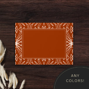 Patterned Bohemian Jungle Envelopes