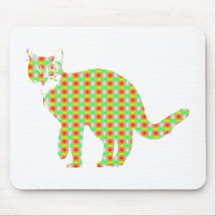 Patterned Cat Mouse Mat