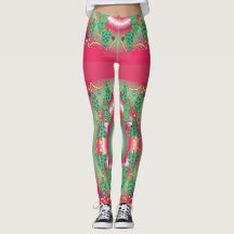 Patterned Christmas Leggings