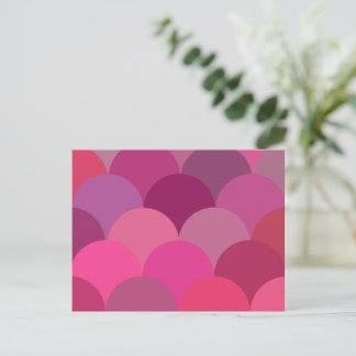 Patterned Circles Postcard