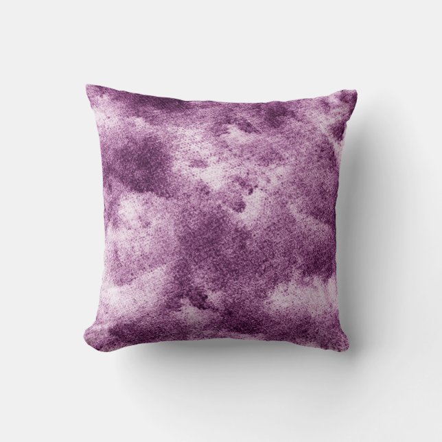 Patterned clothpurple, abstract, adorned, ancient, cushion (Front)