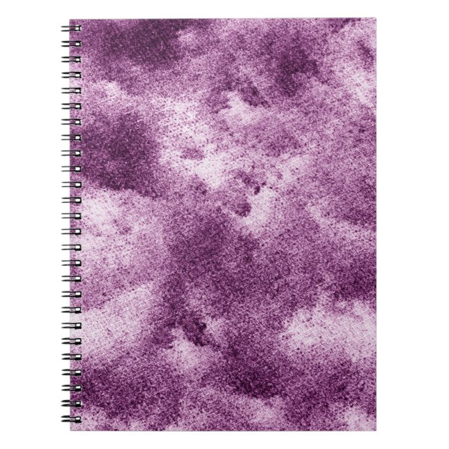 Patterned clothpurple, abstract, adorned, ancient, notebook (Front)