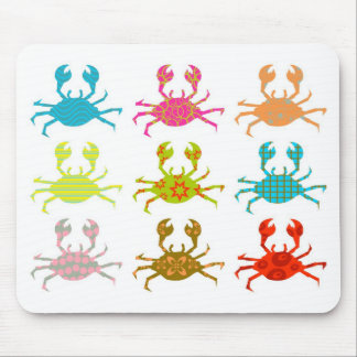 Patterned Crabs Mouse Mat