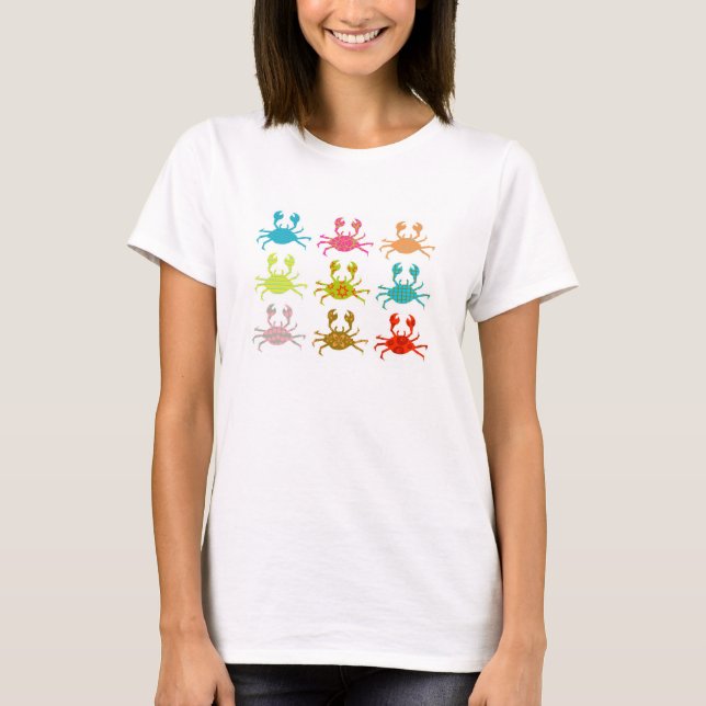 Patterned Crabs T-Shirt (Front)
