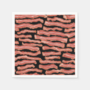 Patterned Crispy Bacon  Napkin