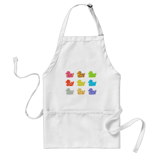 Patterned Ducks Standard Apron (Front)