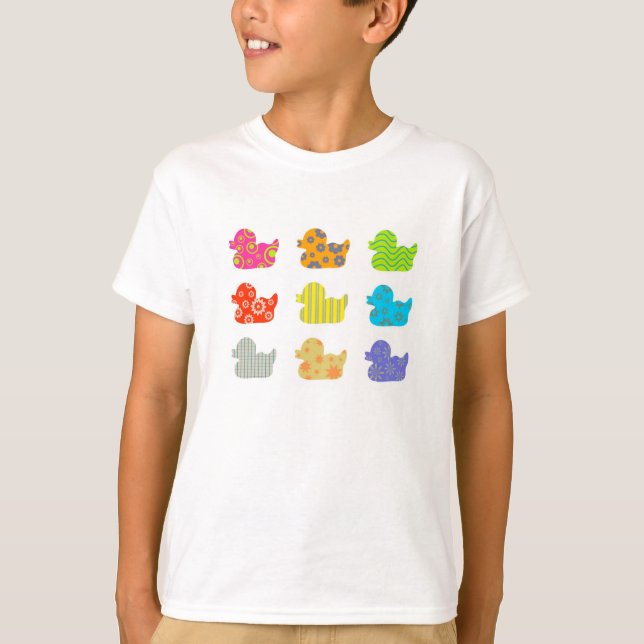 Patterned Ducks T-Shirt (Front)