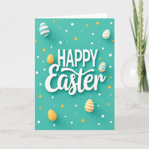 Patterned Easter Wishes Card