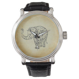 Patterned Elephant Watch