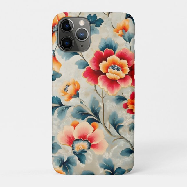 Patterned fabric floral design Case-Mate iPhone case (Back)