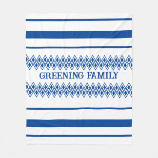 Patterned family blur traditional blanket
