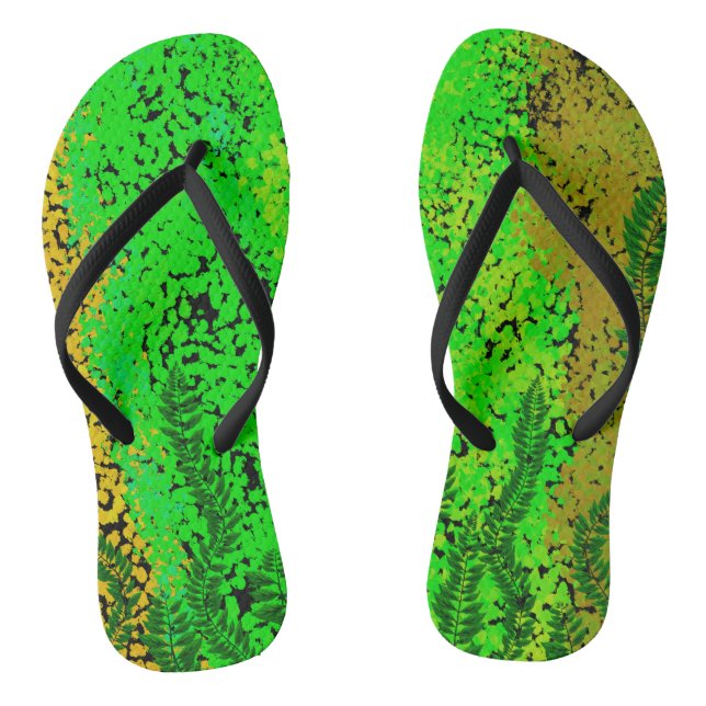 Patterned Flip Flops (Footbed)