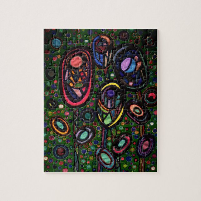 Patterned flowers jigsaw puzzle (Vertical)