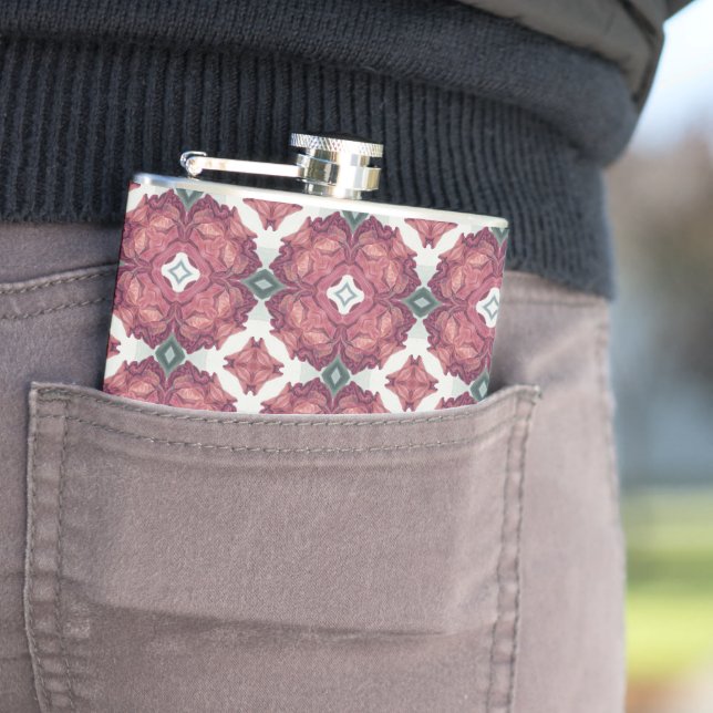 Patterned  hip flask (In Situ)