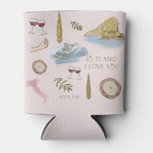 Patterned Lake Como wedding favour Cooler edition