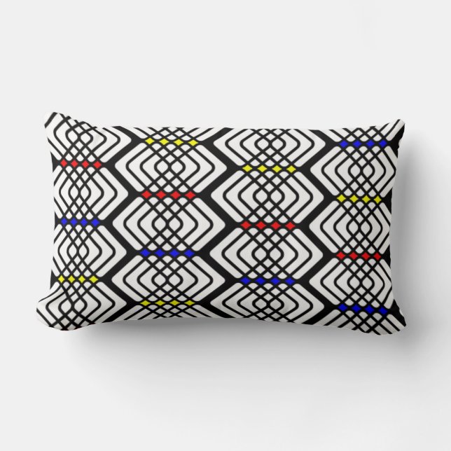 Patterned Lumbar Pillow (Front)