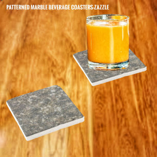 Patterned Marble Stone Coaster