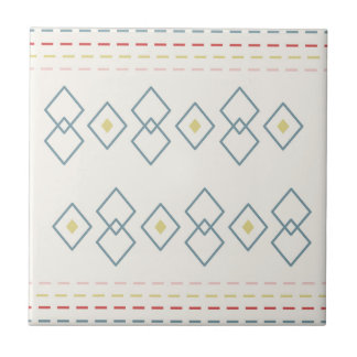Patterned Moroccan Style, Geometric Sage,Yellow, Tile
