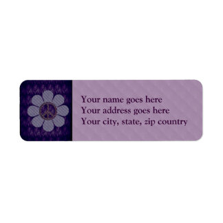 Patterned Peace Flower