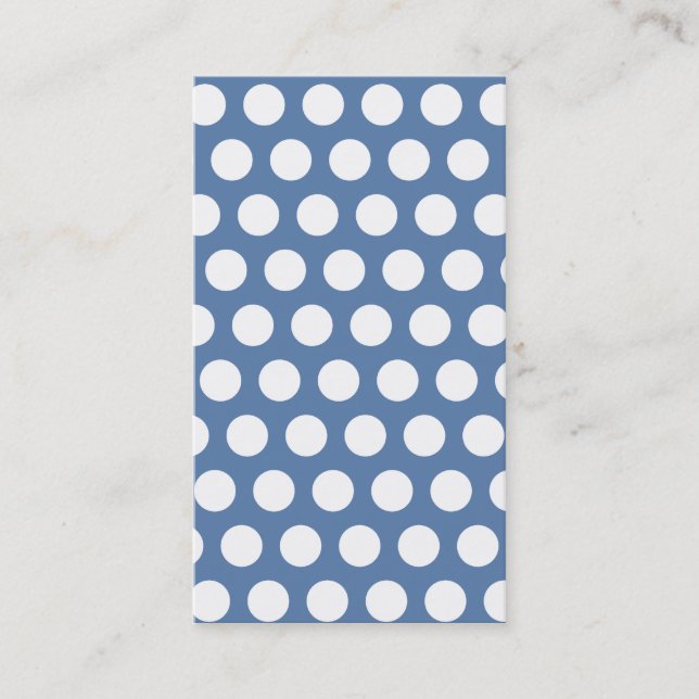 Patterned polkadot Business Card (Front)