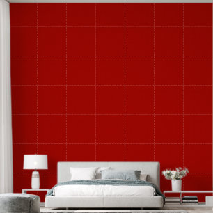 Patterned Red Wallpaper