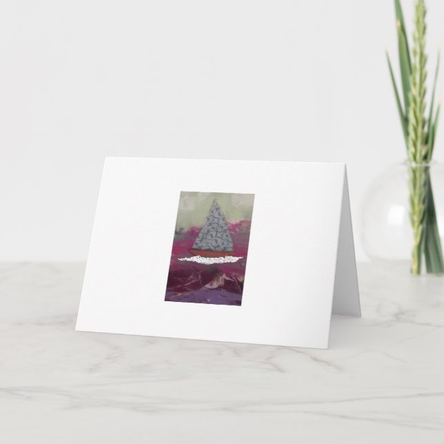 Patterned Sail Note Card (Front)