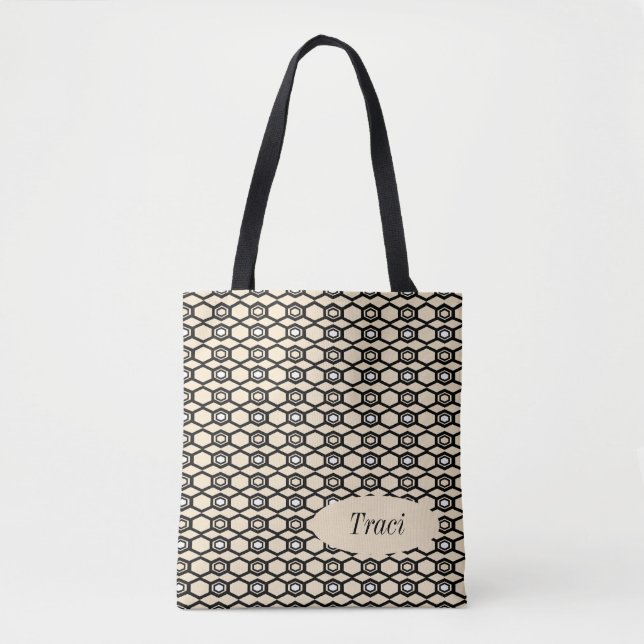 Patterned Totebag Tote Bag (Front)