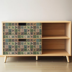 Patterned Wrapping Paper For Decoupage Collage