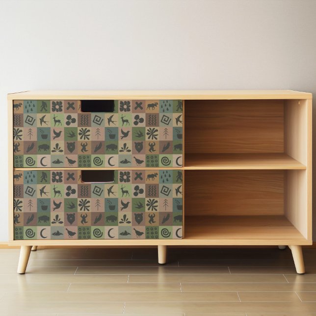 Patterned Wrapping Paper For Decoupage Collage (This is a mockup, your design may appear larger/smaller depending the size of your decoupage piece.)