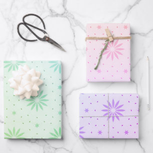 Patterned Wrapping Paper Sheet