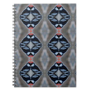 Patternized Male Downy Woodpecker Notebook