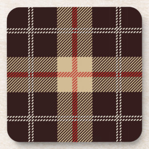 Patternl Stylish Scottish Geometric Vintage Coaster