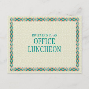 Patterns & Borders 3 Office Lunch Invitation