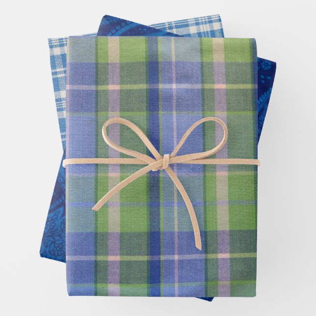 Patterns for men wrapping paper sheet (In situ)