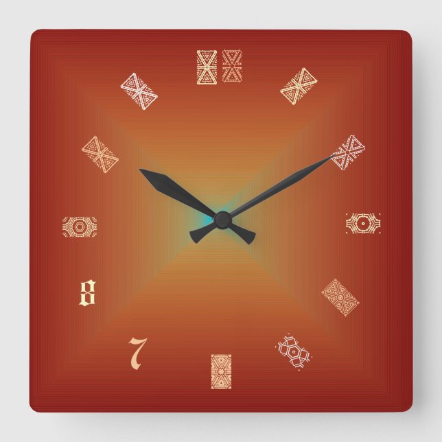 Patterns For Numbers> Artistic Clocks (Front)