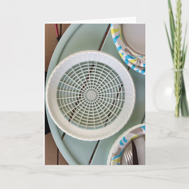 Patterns in Plain Sight Photo Blank Greeting Card  (Front)