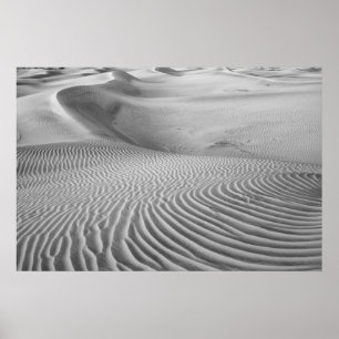 Patterns In The Sand Dunes Poster