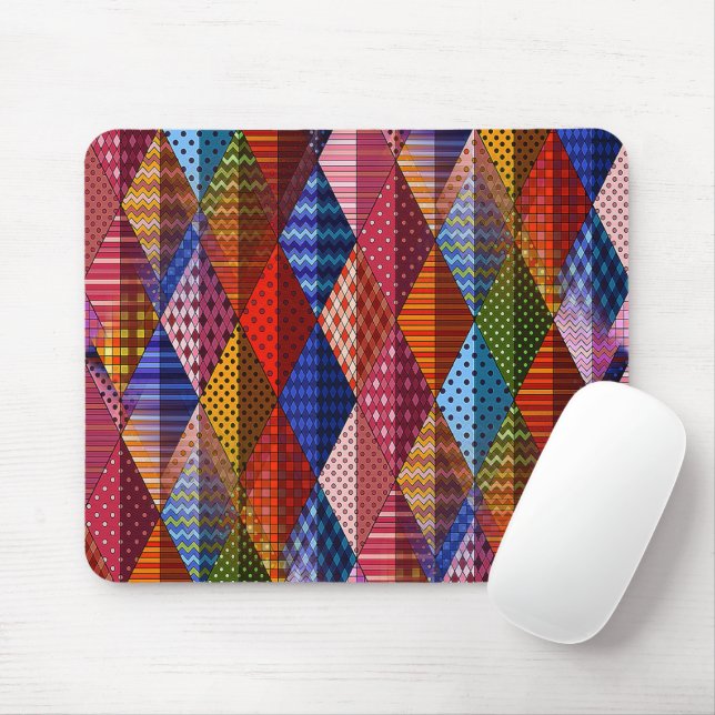 Patterns Mouse Mat (With Mouse)