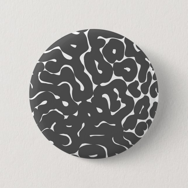 Patterns of a Plecostomus 6 Cm Round Badge (Front)