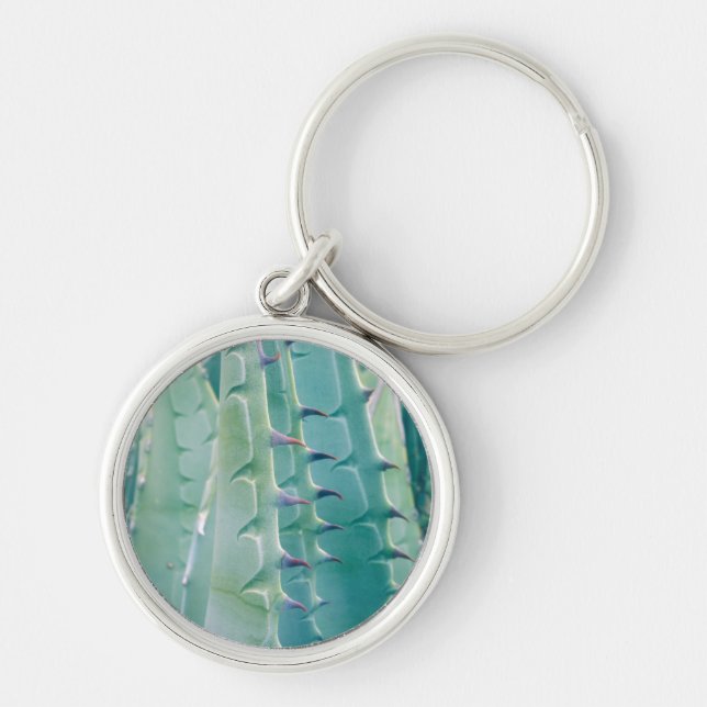 Patterns of an Agave plant Key Ring (Front)